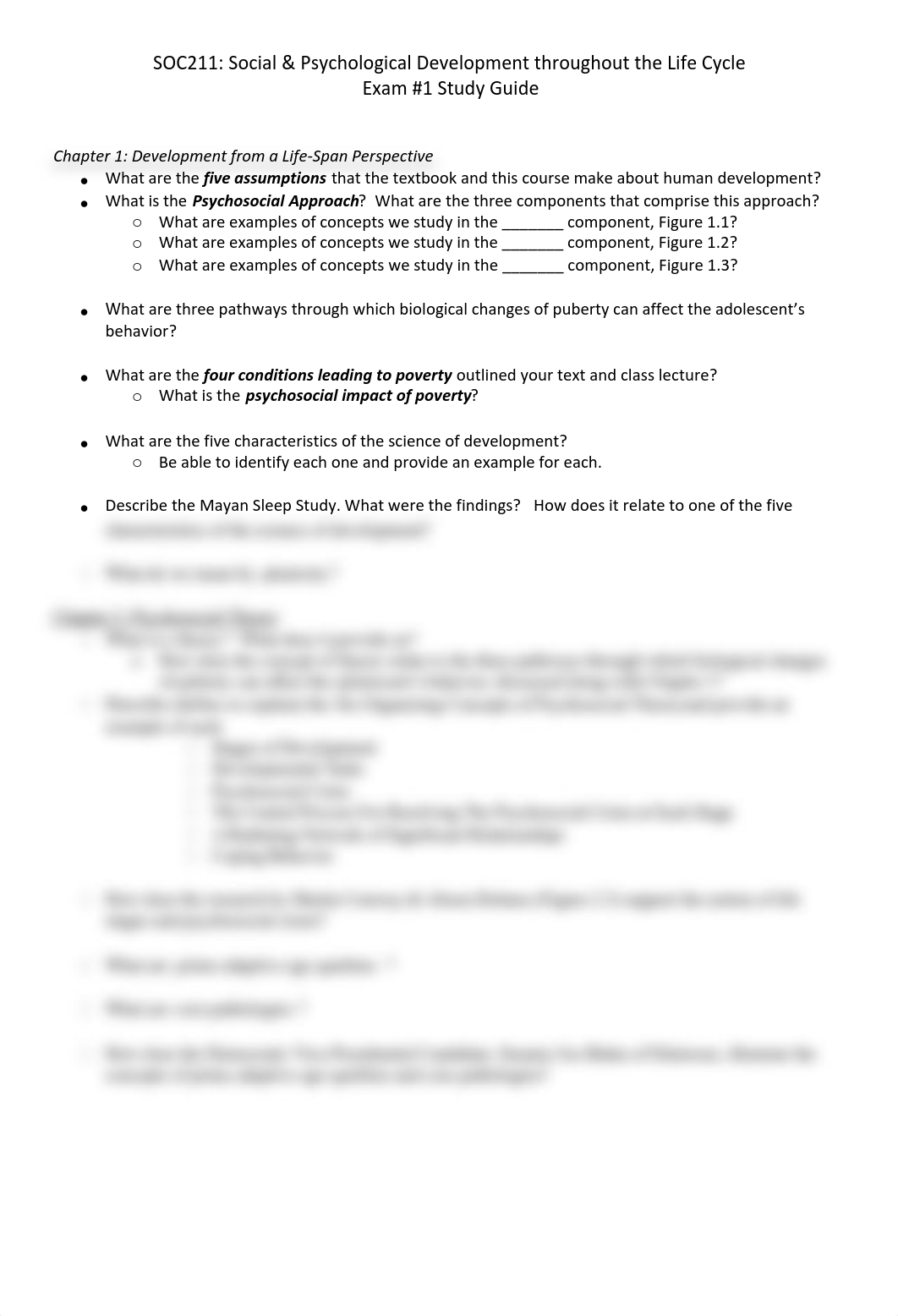 SOC 211 - Exam #1 - Chapters 01-04 Study Guide_d8fzeudpc4v_page1