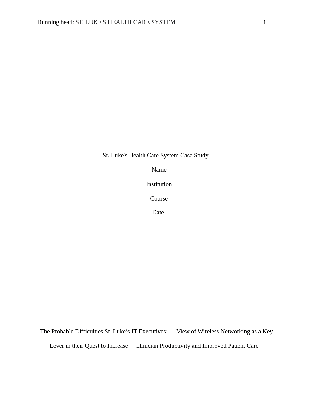 St. Luke's Health Care System Case Study.doc_d8gb1nfbd39_page1