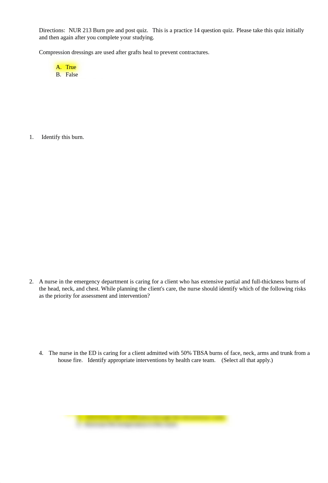 14 question pre and post quiz burn SP 20 -Answers.docx_d8gen57x9nb_page1