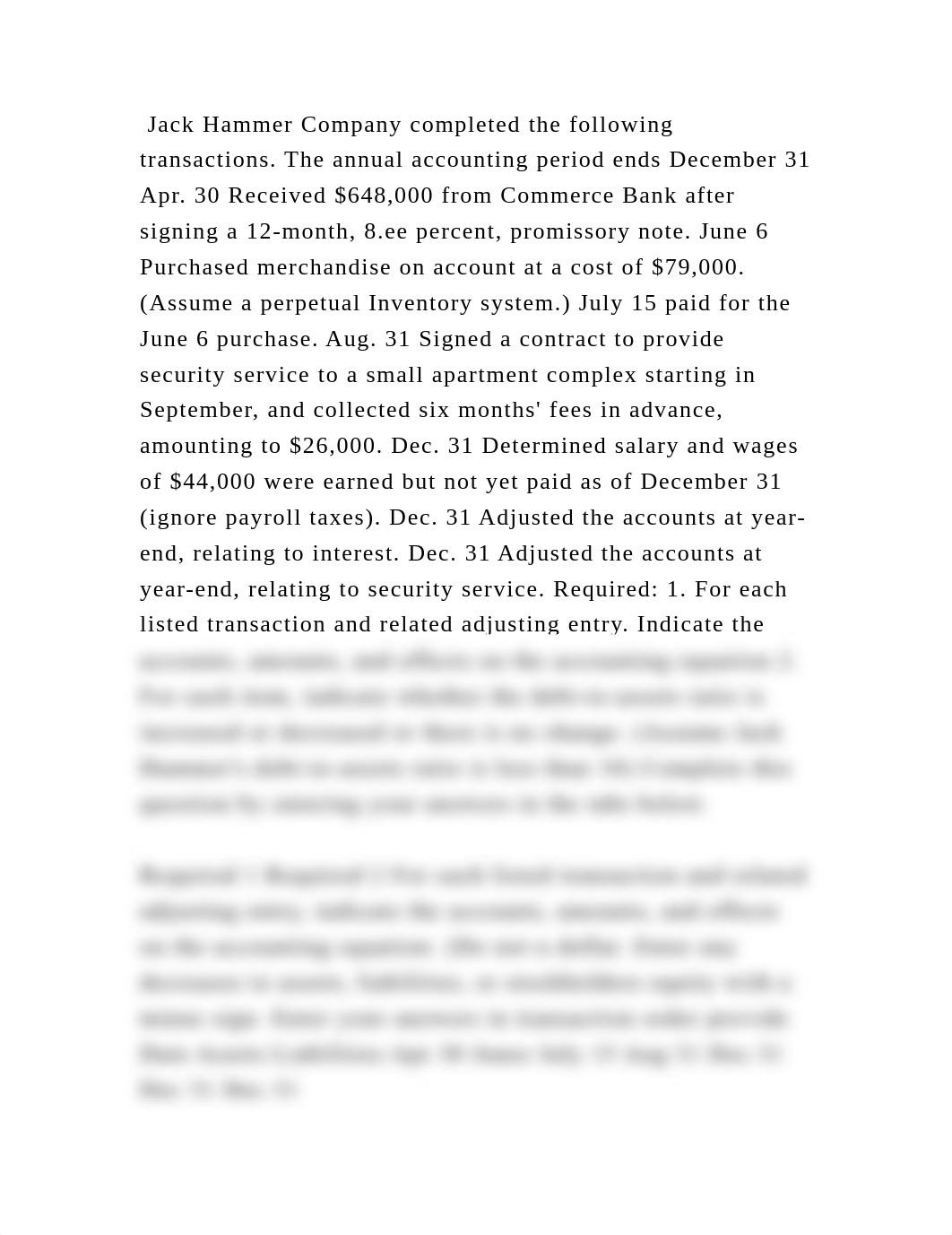 Jack Hammer Company completed the following transactions. The annual .docx_d8giio8imt2_page2