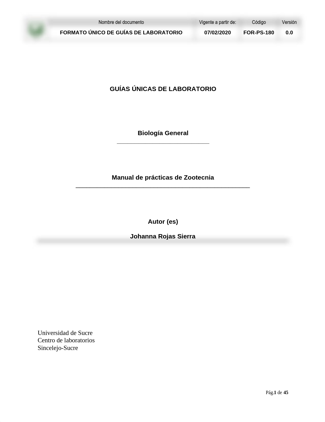 FOR-PS-180_Guía de Laboratorio de Biología (Zootecnia). 2022.pdf_d8gu92z66gn_page1