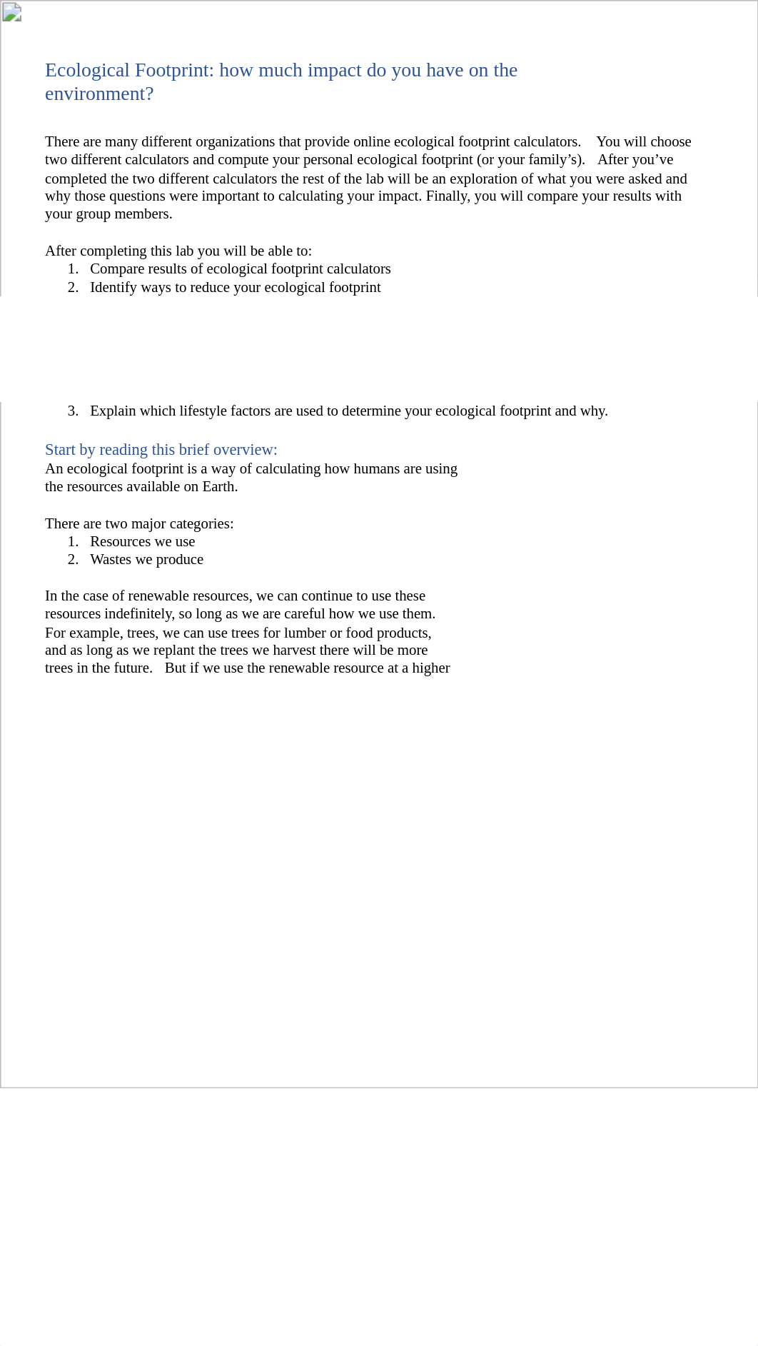 Ecological Footprint: how much impact do you have on the
environment?_d8h23lpuy3y_page1