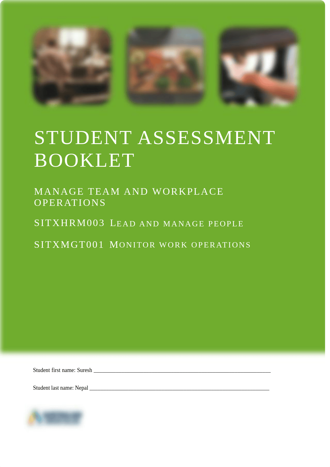 SITXHRM003SITXMGT001 Student Assessment Booklet.pdf_d8h3nc8dfdf_page1