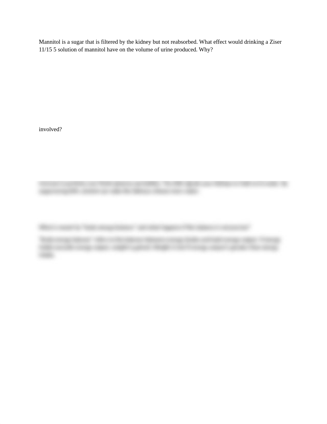 Mannitol is a sugar that is filtered by the kidney but not reabsorbed.docx_d8hghj9ls9t_page1