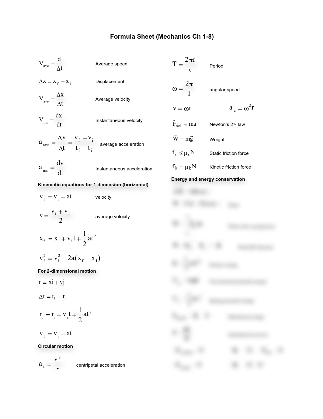 Formula Sheet Mechanics ch 1-8.pdf_d8hl644nqr4_page1