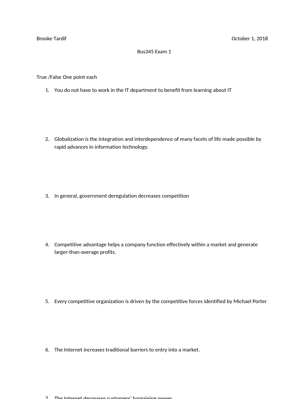 Bus 345 Exam 1.docx_d8hvo4o3t6g_page1