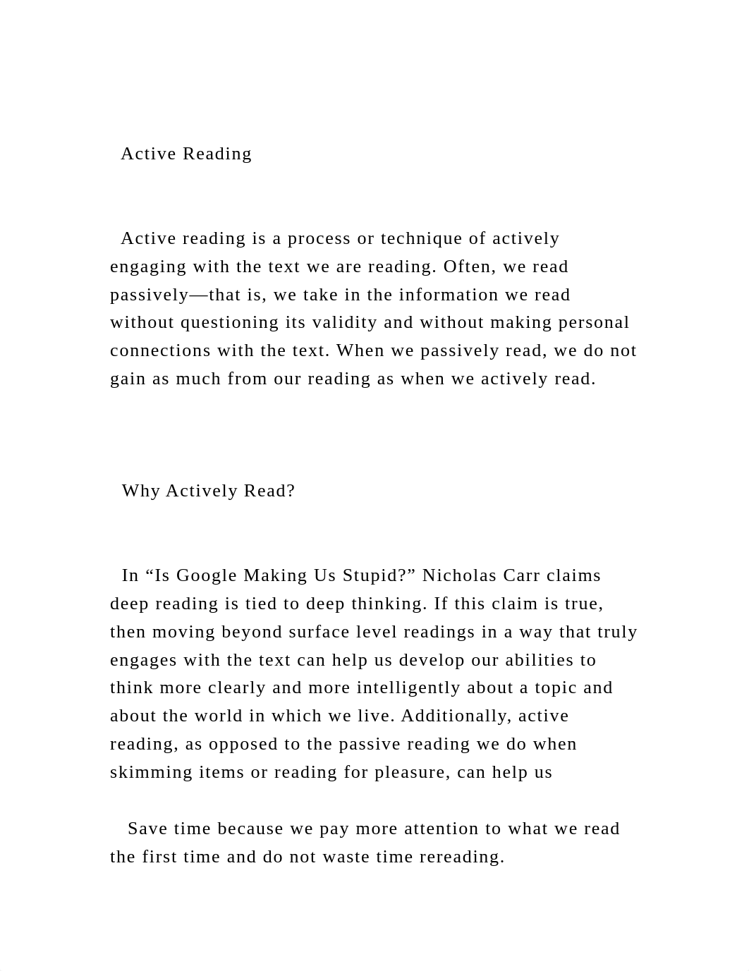 Active Reading   Active reading is a process or technique of .docx_d8hvu7hd2e2_page2