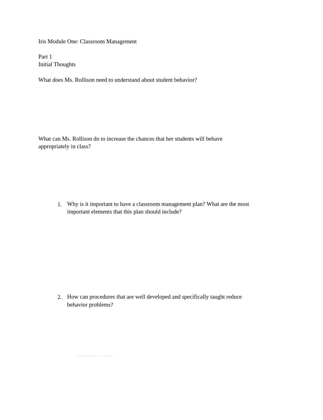 IRIS Module One_ Classroom Management.docx_d8hyjmwv5m6_page1