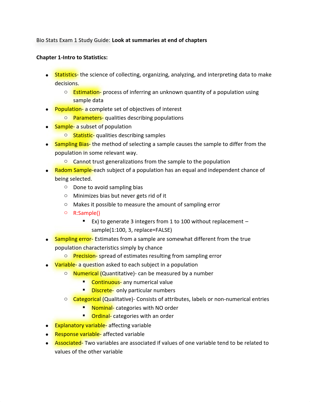 Bio Stats Exam 1 Study Guide.pdf_d8i4t696t3y_page1