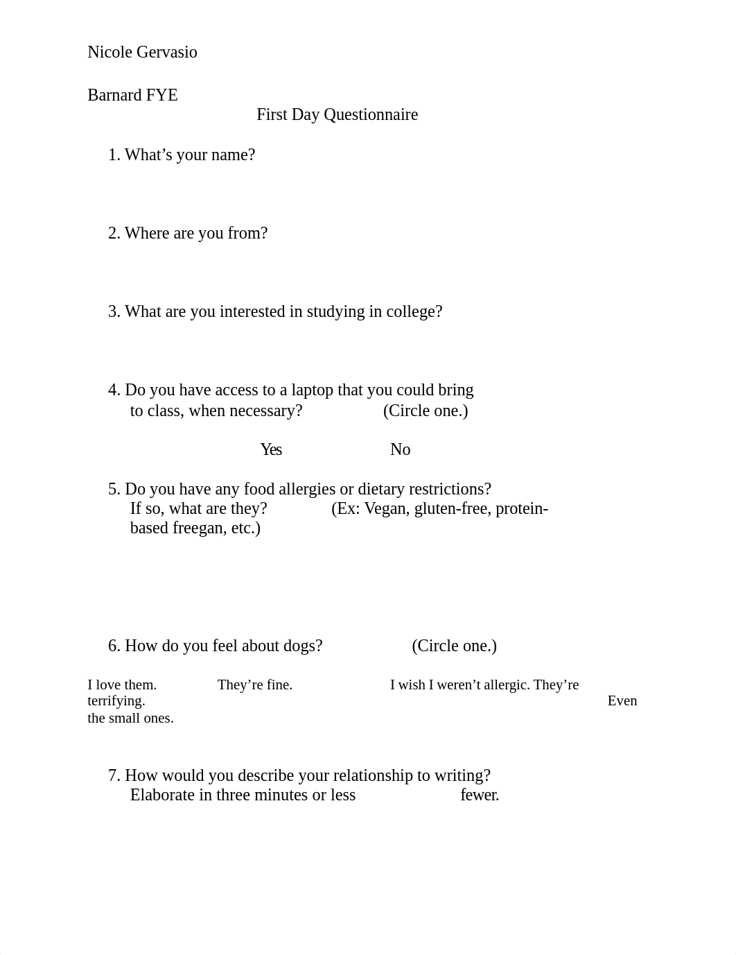 Barnard FYE - First Day Questionnaire.docx_d8i5yaik0hp_page1