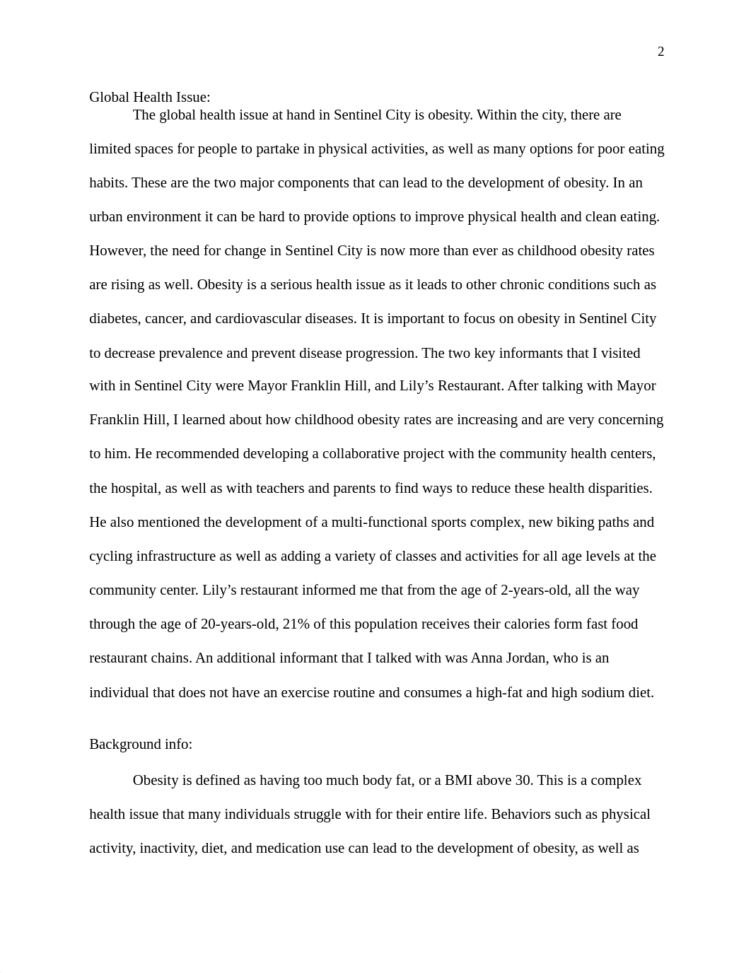 Global Community Health Issues sentinel city.docx_d8ib5wfn4no_page2