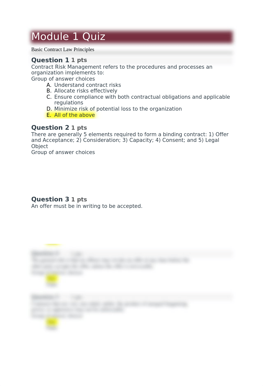 Contract Risk Management Module 1 Quiz.docx_d8ijiz3tpo6_page1