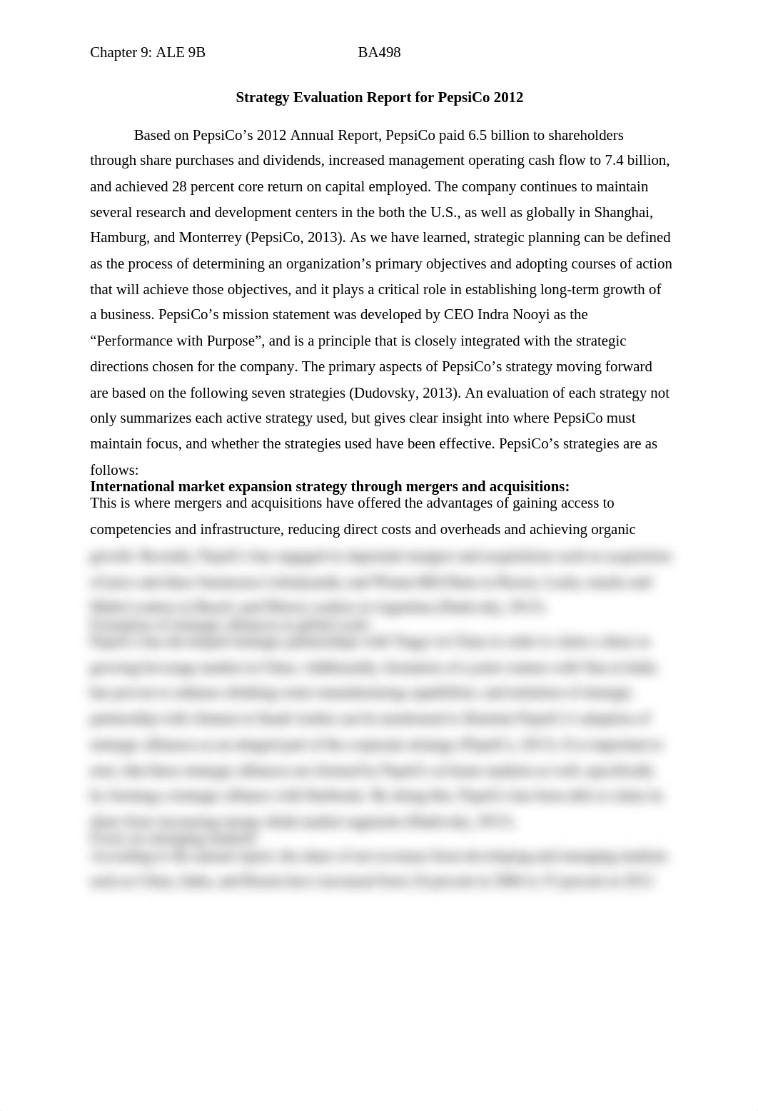 BA498 Strategy Evaluation Report for PepsiCo 2012_d8iyzr28csr_page1