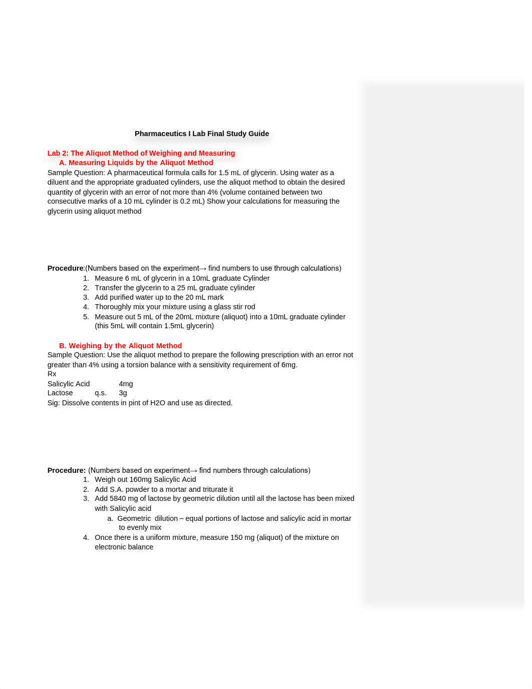 Pharmaceutics I Lab Final Study Guide.pdf_d8j0yrs3tkl_page1