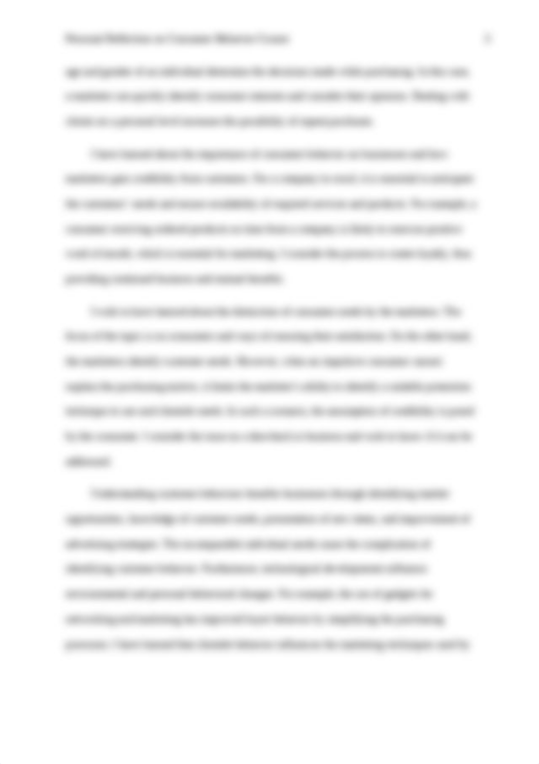 Personal Reflection on Consumer Behavior Course.docx_d8j1pmtlj22_page3