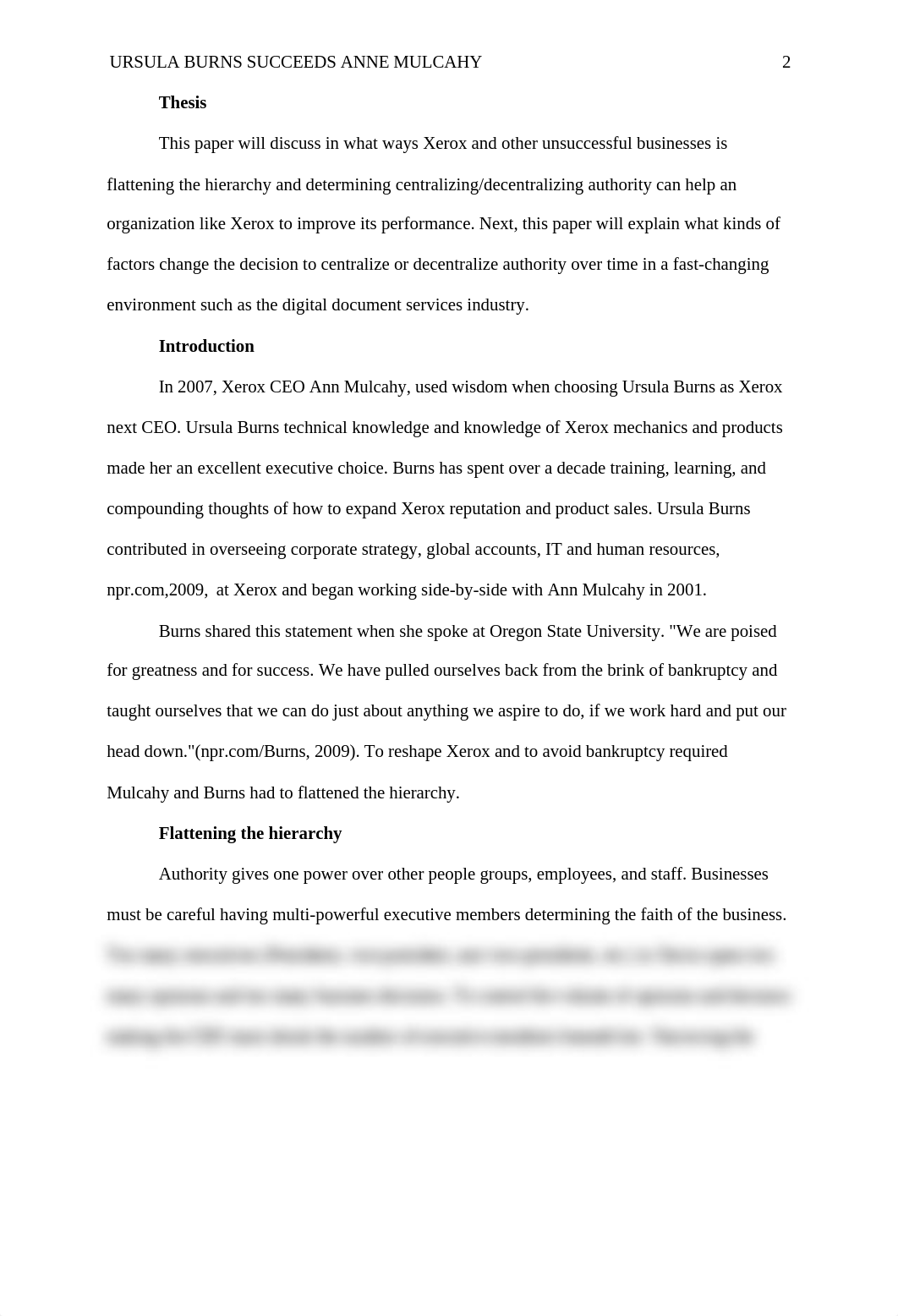 MBA602 Week 2 Assignment - Ursula Burns Succeeds Anne Mulcahy as CEO of Xerox - 2.docx_d8j5agj20e9_page2