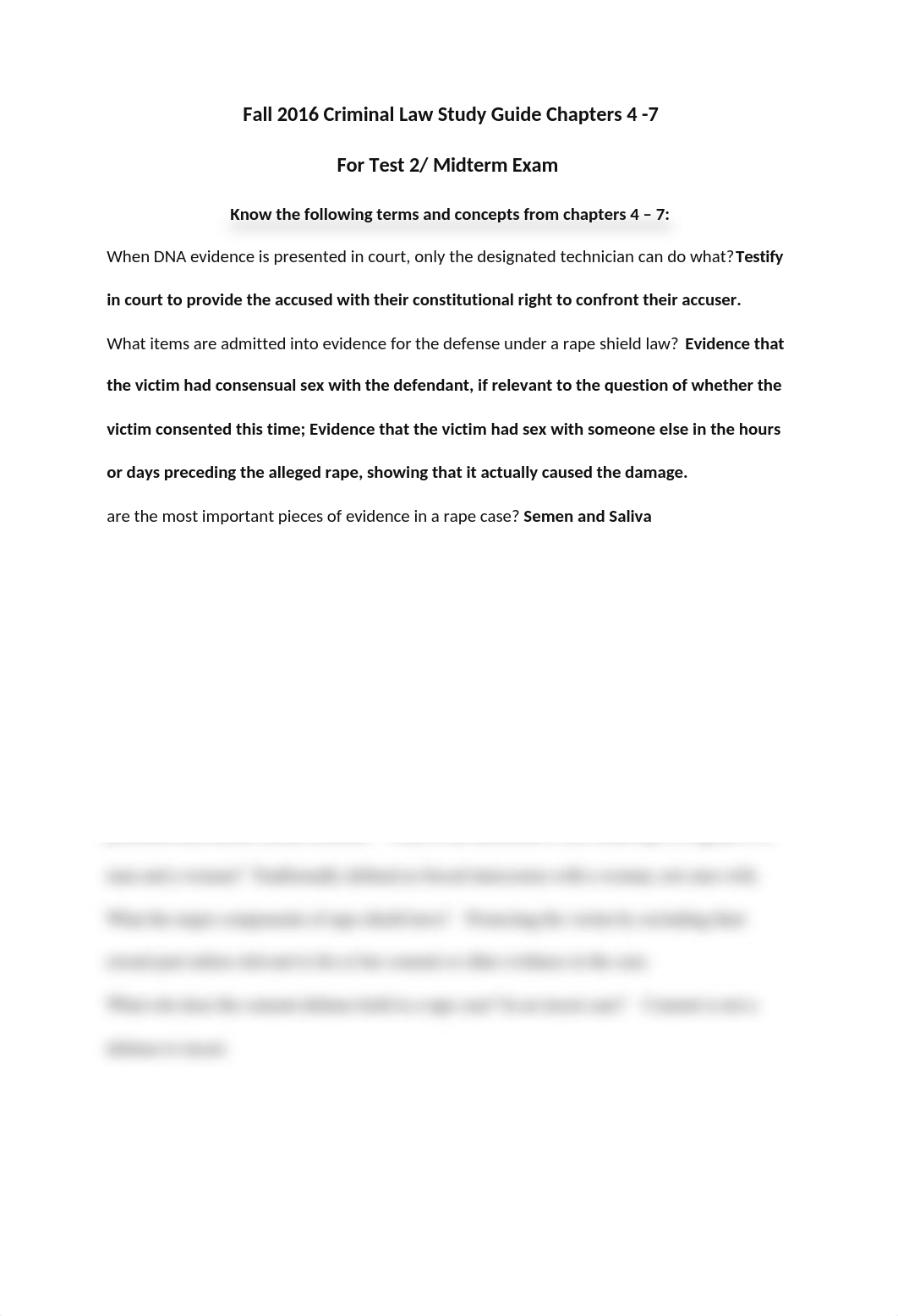 Fall 2016 Criminal Law Study Guide Chapters 4 -7.docx_d8jcwhv3aez_page1