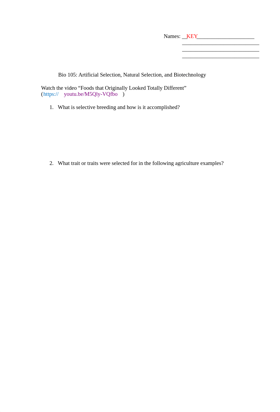 Bio105_CP_Ch7_ArtificialSelectionBiotechnology_Key.pdf_d8jmkkl86wj_page1