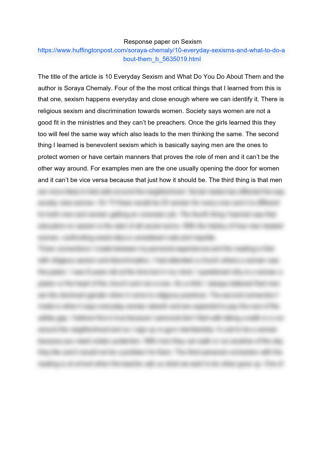 Response paper on Sexism.pdf_d8joz5efstg_page1