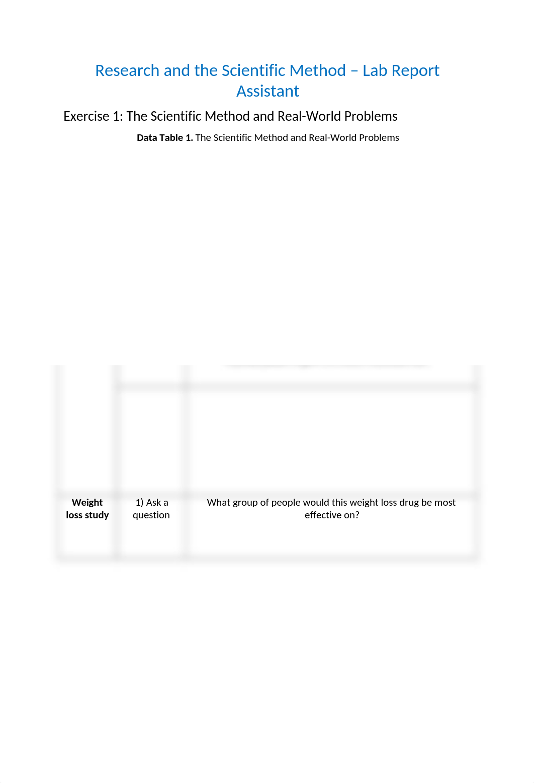 1 Research and the Scientific Method LAB_d8jrp06f267_page1