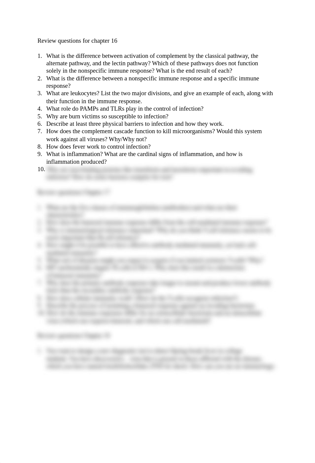 Review questions for Exam 2 Micro Biology.docx_d8jrzhrvttu_page1