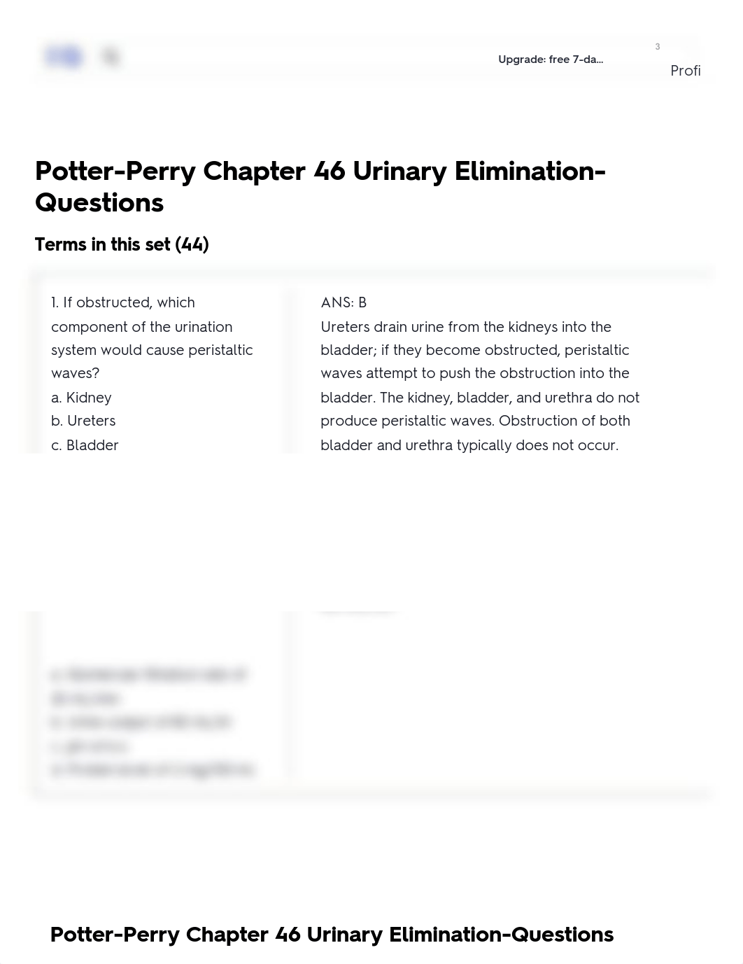 Potter-Perry Chapter 46 Urinary Elimination-Questions Flashcards & Practice Test _ Quizlet.pdf_d8k6hzll3v9_page1