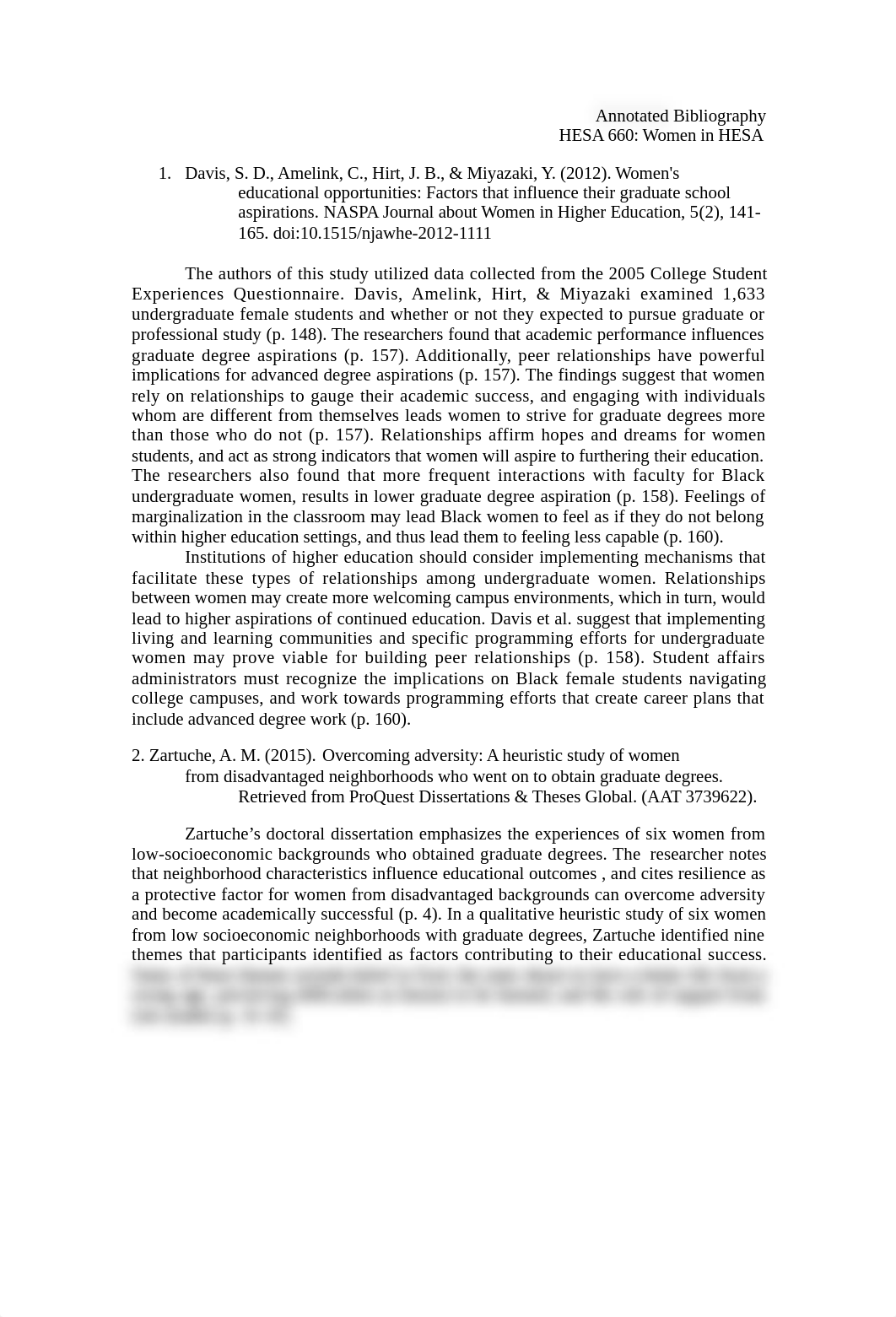 Annotated Bibliography for Women in HESA.docx_d8ka5f6mfjq_page1