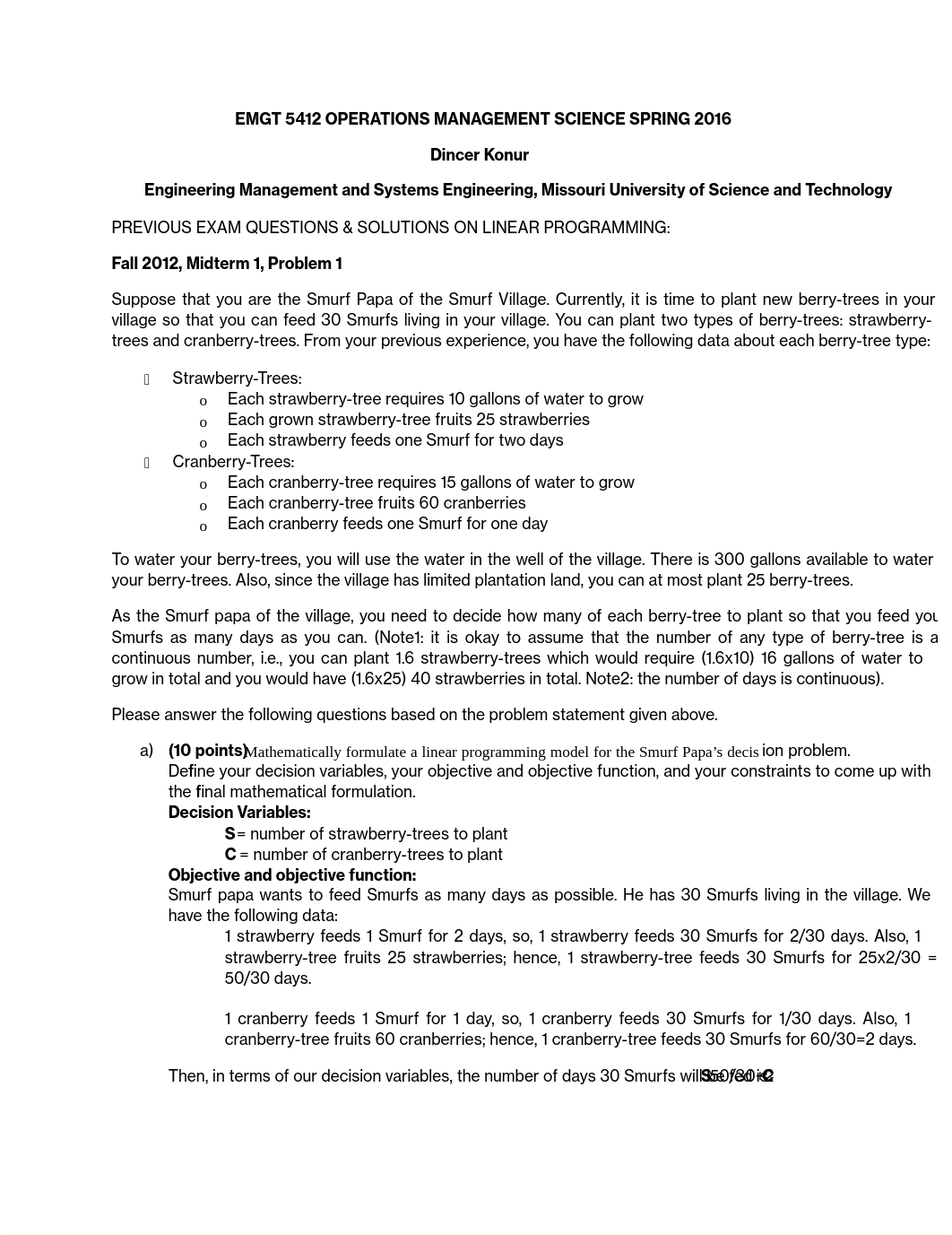 Previous Exam Questions - Linear Programming.pdf_d8kd5y5diku_page1