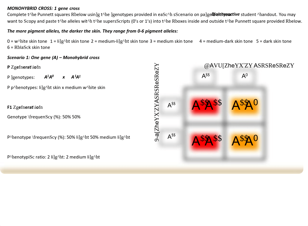 Gayatri Rana Skin Tone Punnett squares - Understanding Variation in Human Skin Color.pdf_d8keps47ysp_page2