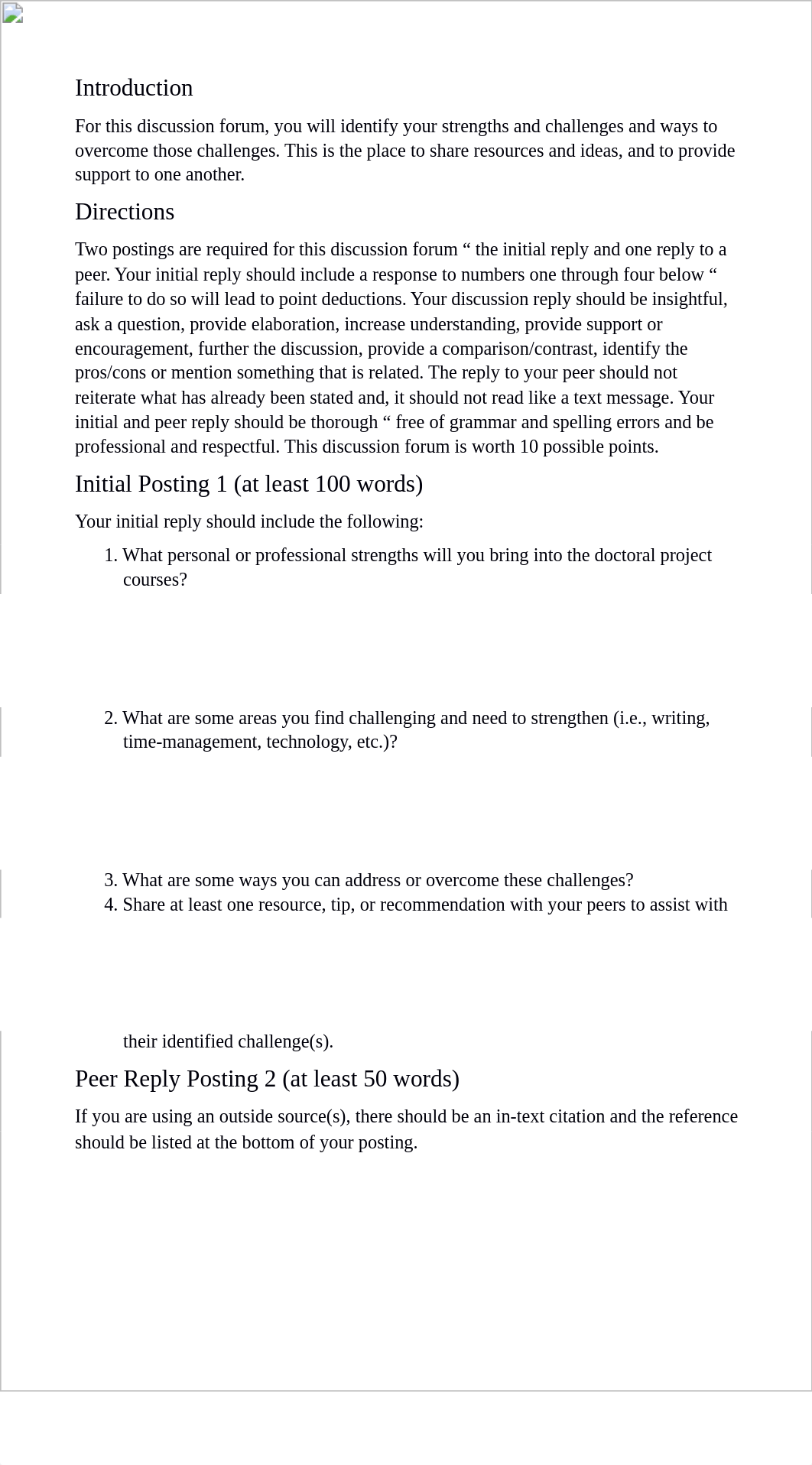 Assignment 7: Discussion of Doctoral Project.docx_d8kmfolf1b0_page1