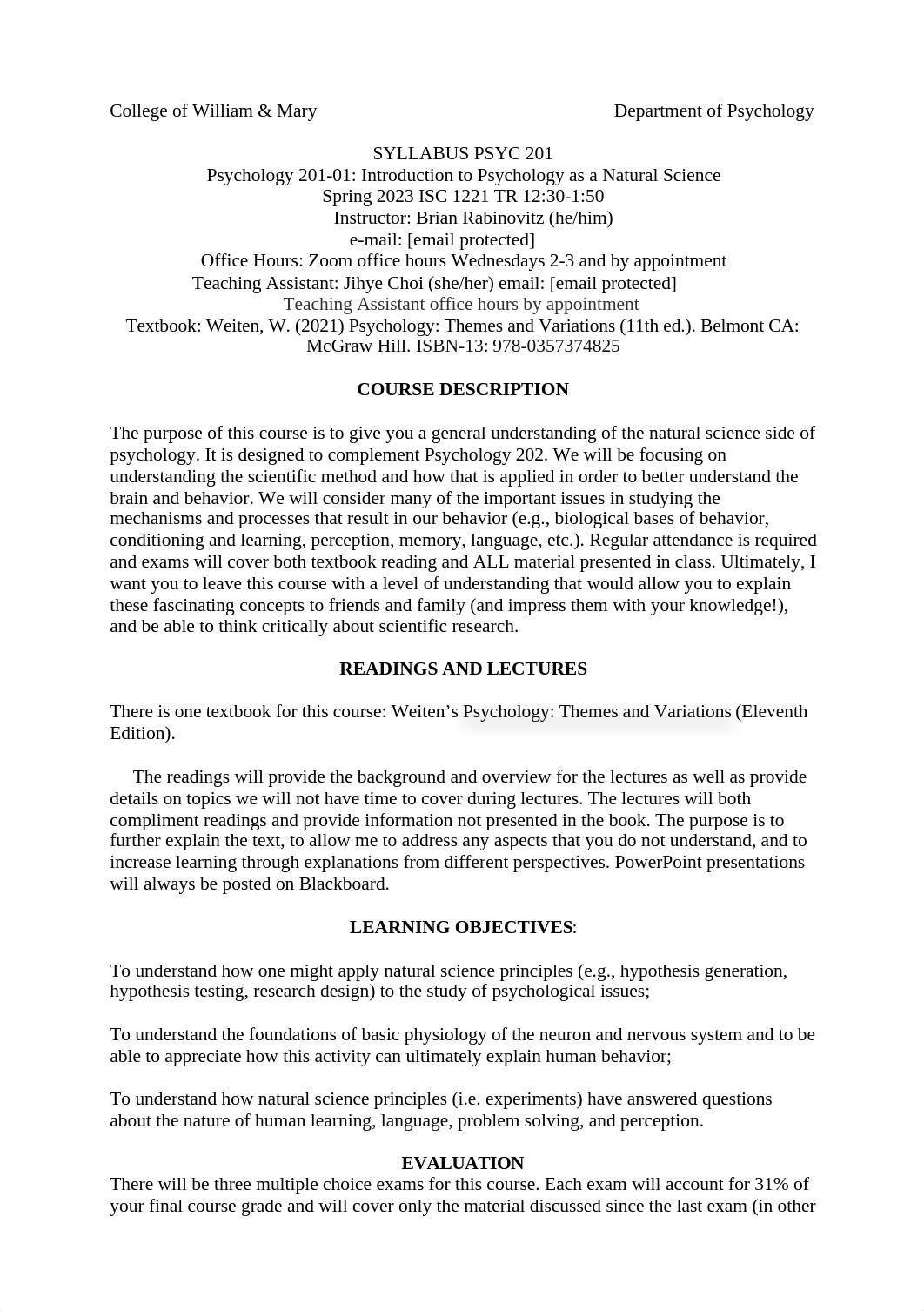 201 Rabinovitz syllabus Spring 2023.docx_d8kpvs2kwr5_page1