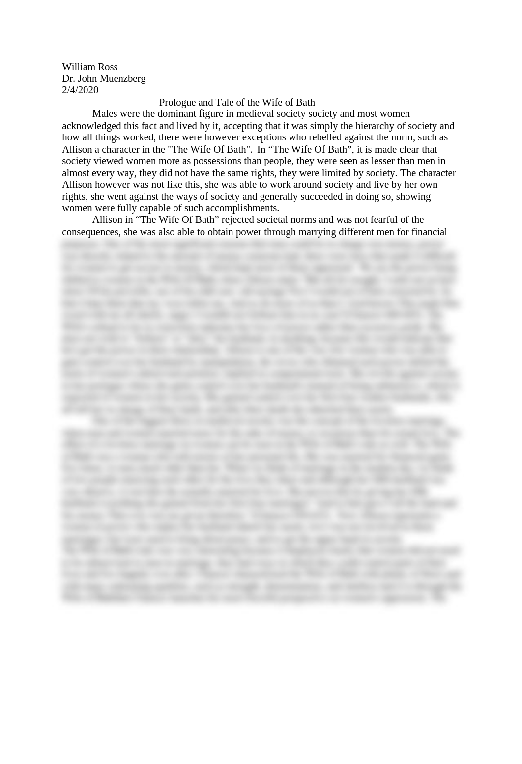 Prologue and Tale of the Wife of Bath.docx_d8l0l1an74d_page1