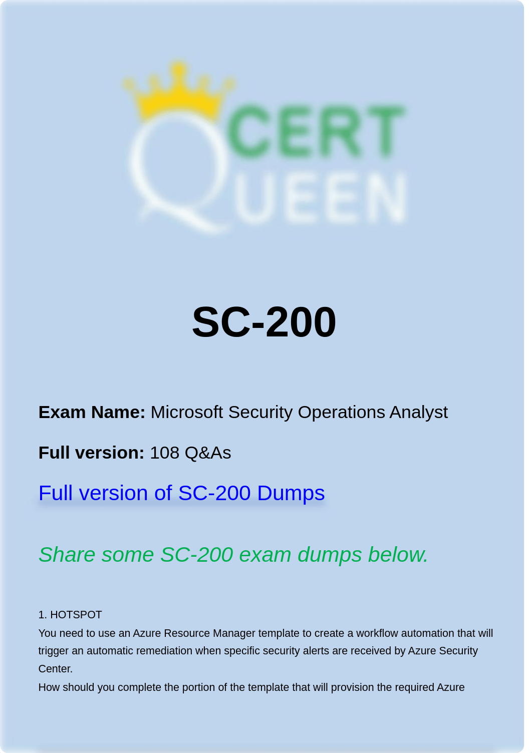 New Updated Questions for Microsoft SC-200 Test.pdf_d8l7odu813b_page1