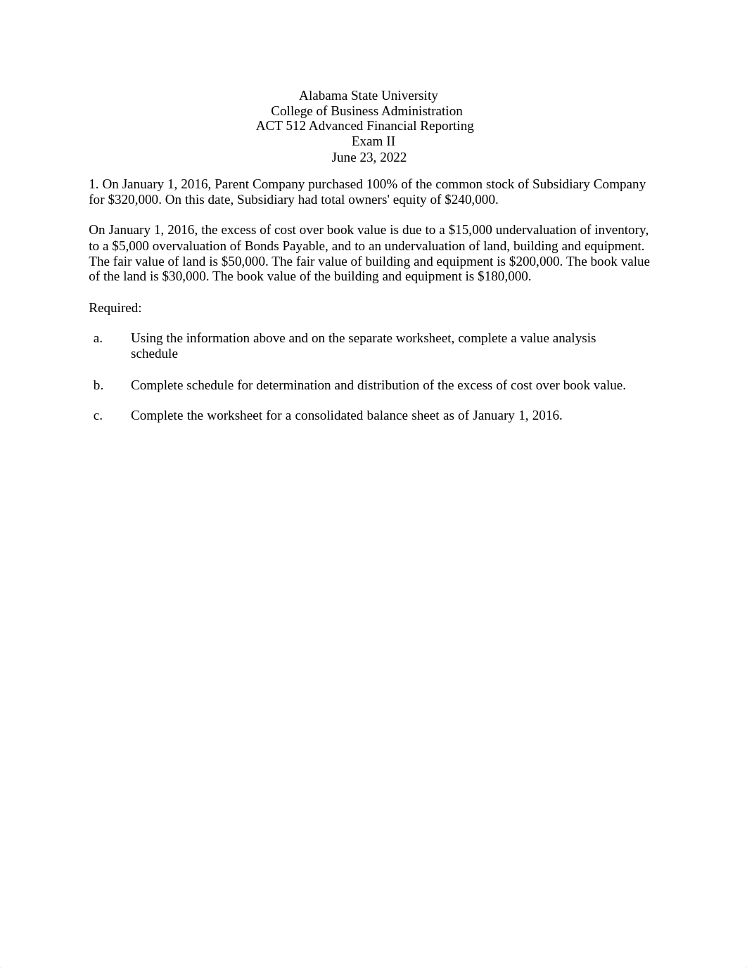 ACT 512 Exam II Revised Summer 2022 - Tagged (2).pdf_d8ldbmc1nll_page1