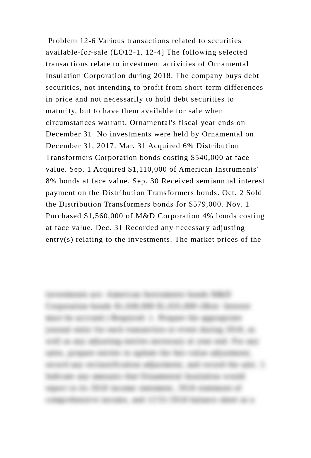 Problem 12-6 Various transactions related to securities available-for.docx_d8lipft4er8_page2