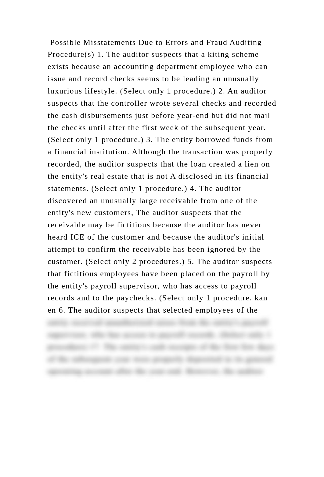 Possible Misstatements Due to Errors and Fraud Auditing Procedure(s) .docx_d8ll0csyqme_page2