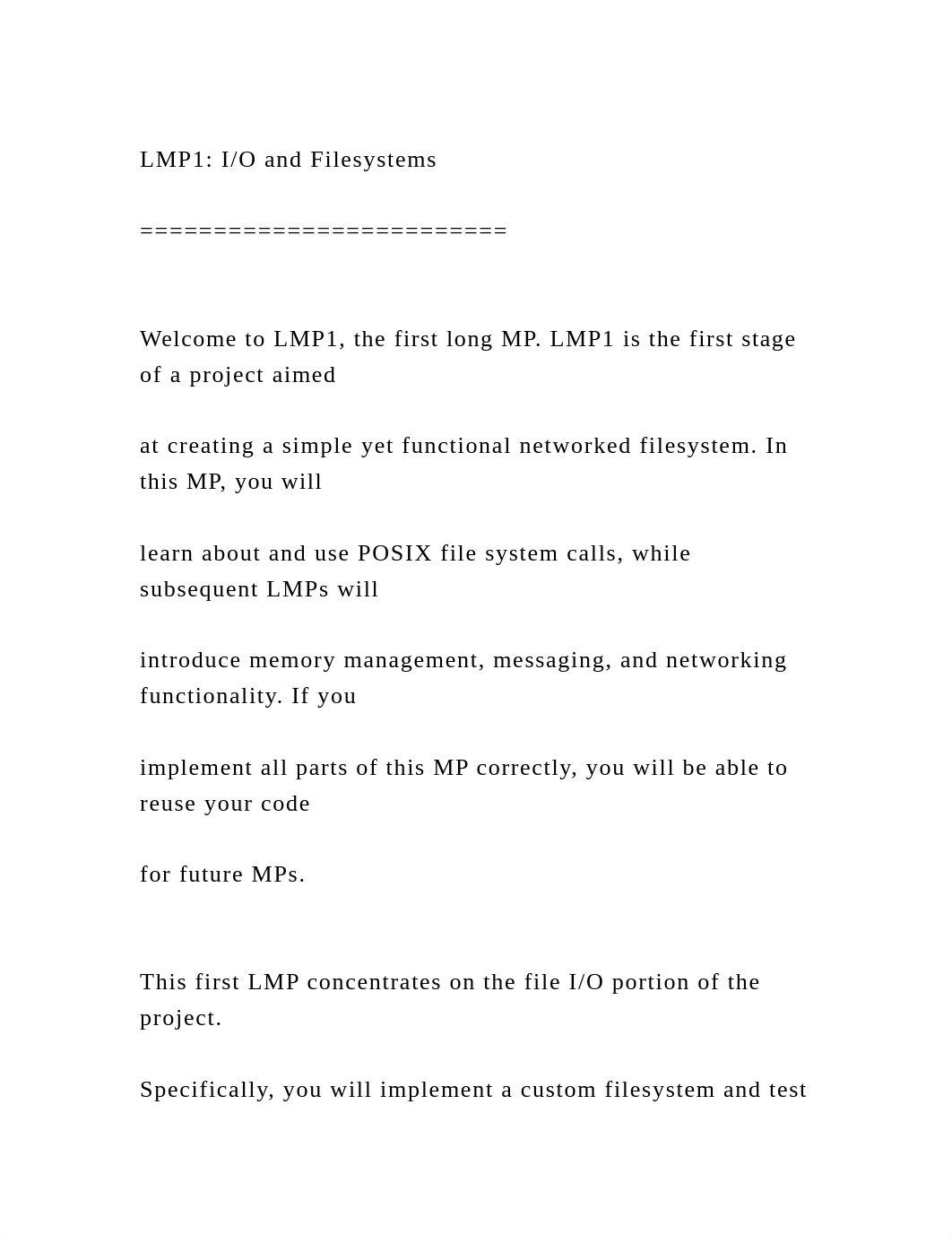 LMP1 IO and Filesystems=========================Welcome .docx_d8lq2c88mc3_page2