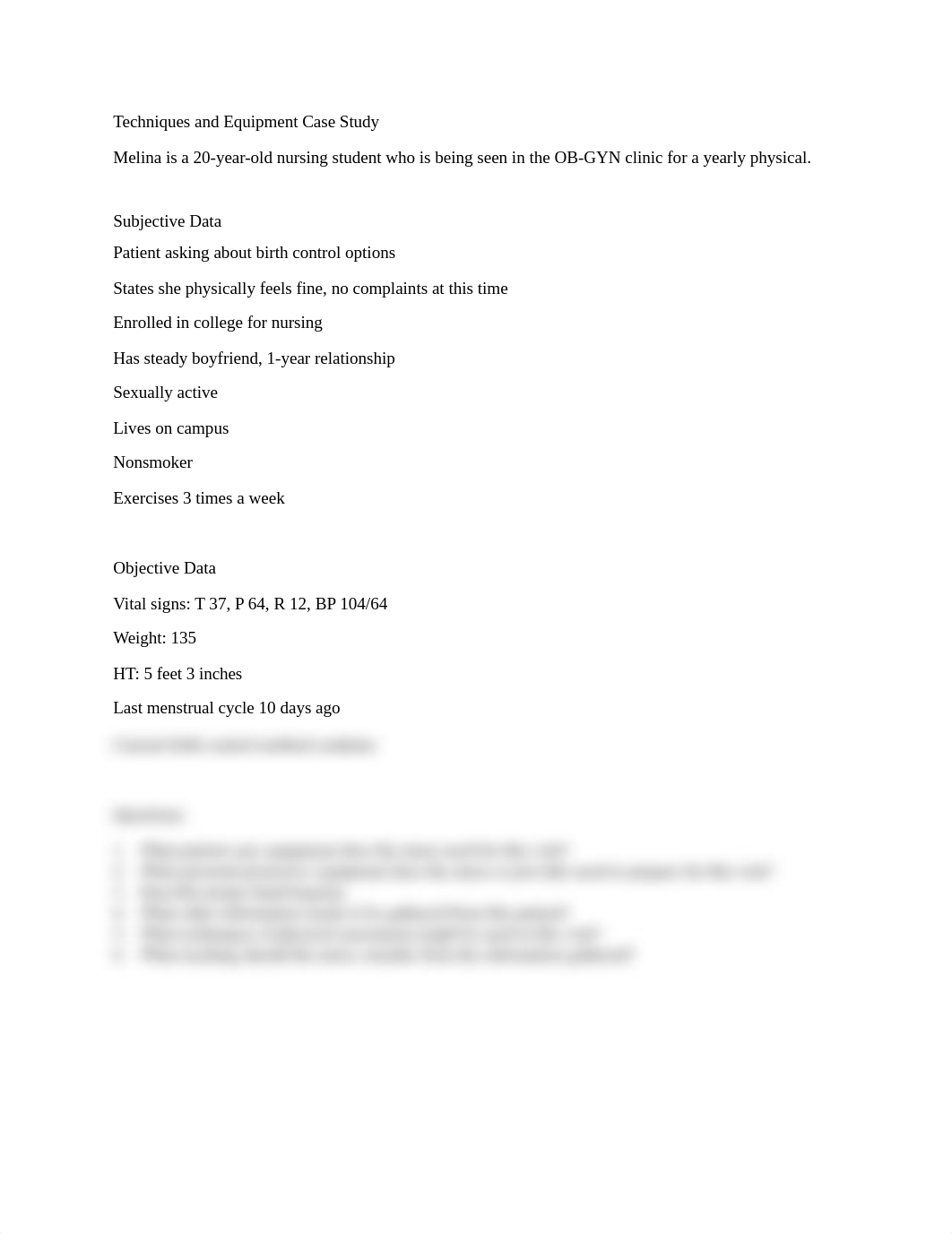 Techniques and Equipment Case Study.docx_d8ly4elxioo_page1