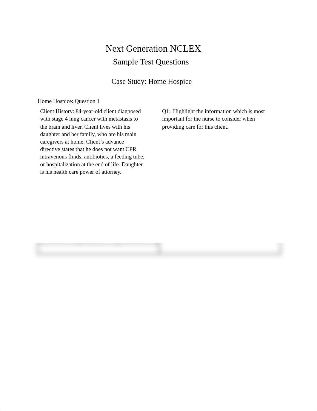 NGN Sample Test Part 1 Questions Hospice, Cushings, Sepsis-2.pdf_d8mbmw40gxq_page1