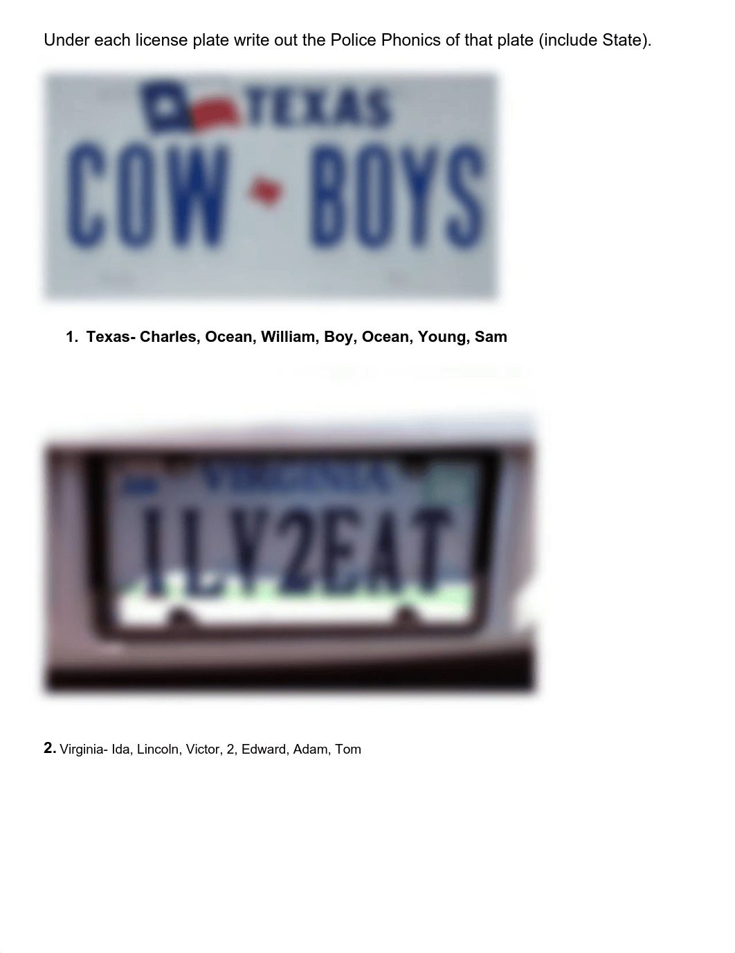 Jillian Erdmann - Assignment- Identify License plates.pdf_d8mk2j91tb5_page1