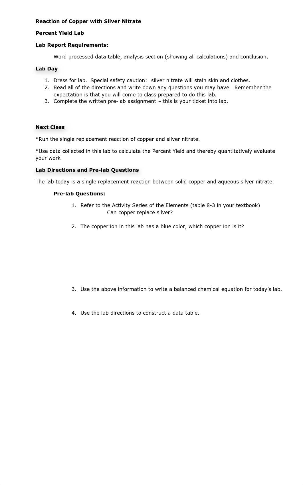 Aidan Dill - Percent Yield Lab 1 Copper and Silver Nitrate.pdf_d8muj1piho3_page1