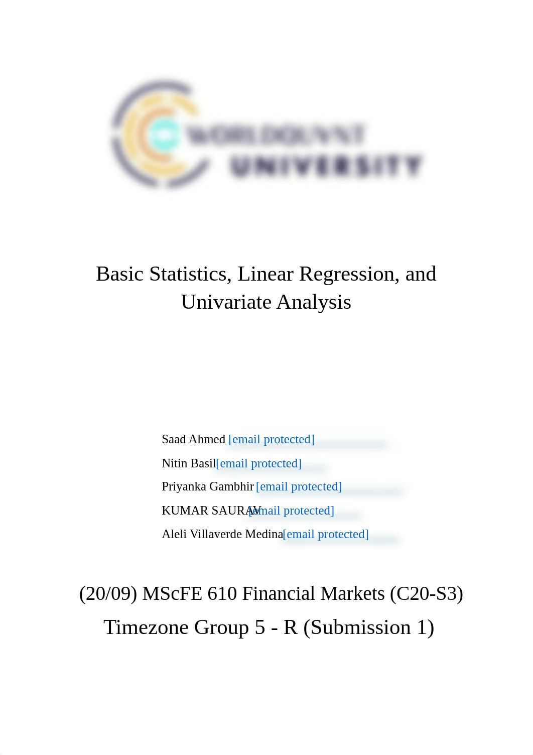 Group Work Project (Econometrics M1 Submission 3) - Basic Statistics, Linear Regression, and Univari_d8n4bjvoeyy_page1