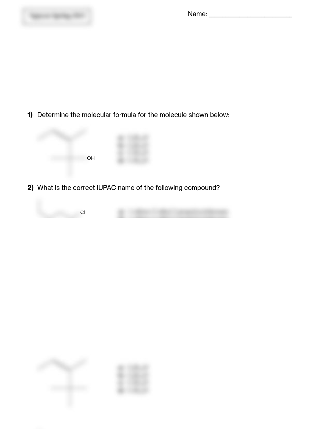 Exam 1 (CH 11 to 14) CHEM 110 S13 Answer Key_d8n8a4h8cgr_page1