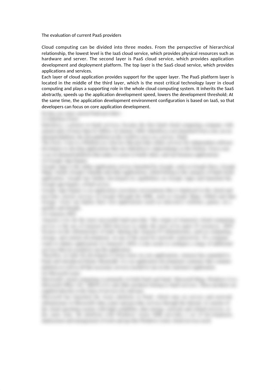 evaluation of PaaS provider_ Jingtong Chen.docx_d8nfjc6eq07_page1