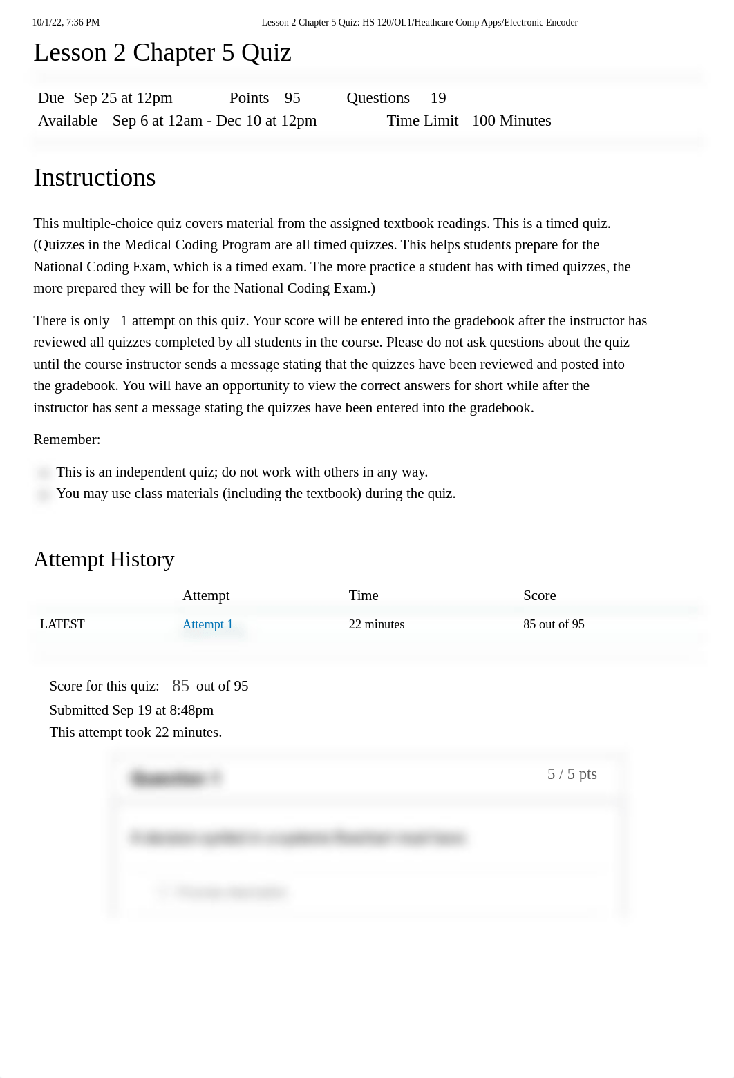 Lesson 2 Chapter 5 Quiz_ HS 120_OL1_Heathcare Comp Apps_Electronic Encoder.pdf_d8nha3wfcuh_page1