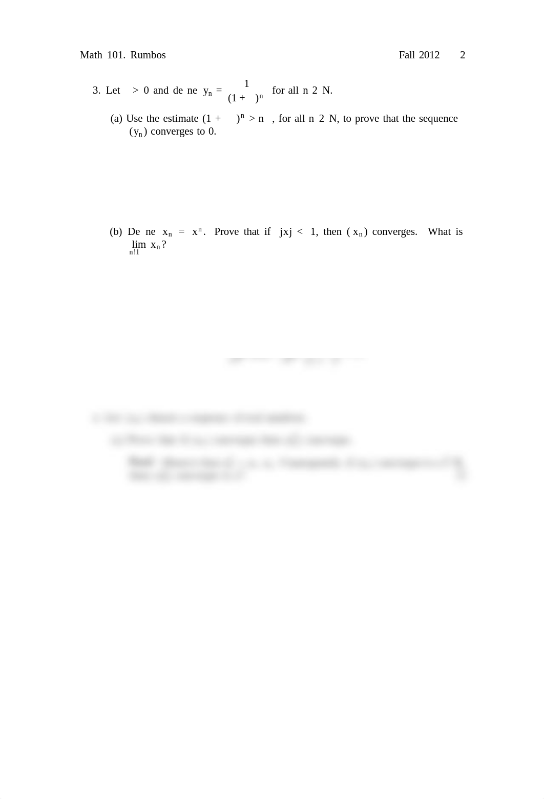 Exam 2 Review Problem Set  Solution Fall 2012 on Introduction to Analysis_d8nj9uegx40_page2