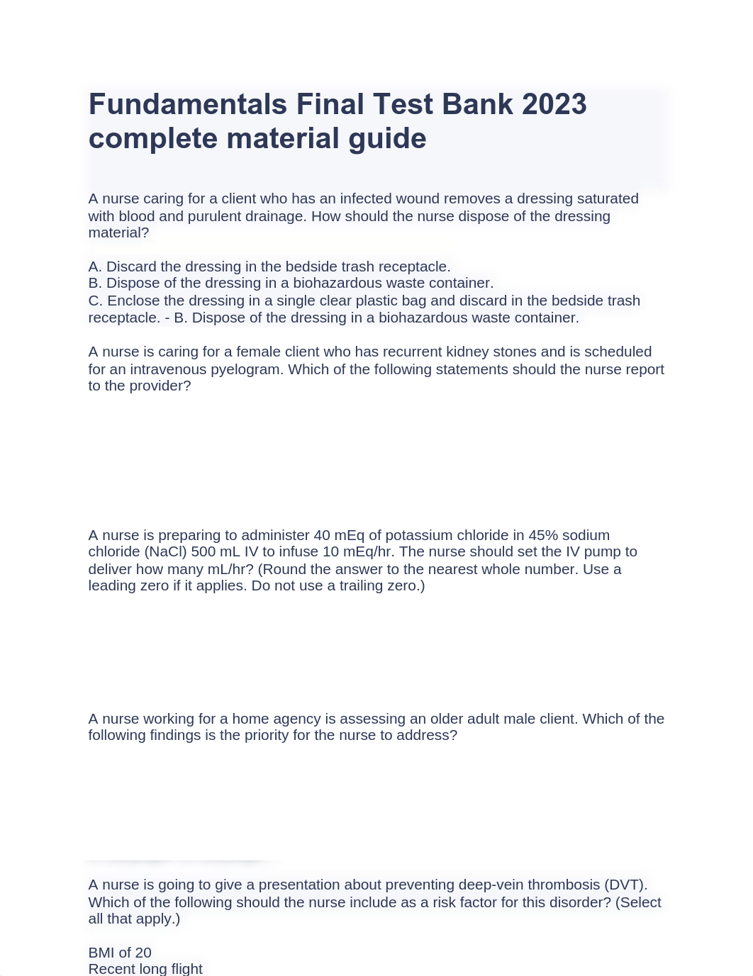 Fundamentals Final Test Bank 2023 complete material guide.pdf_d8nmi3tjc9t_page1