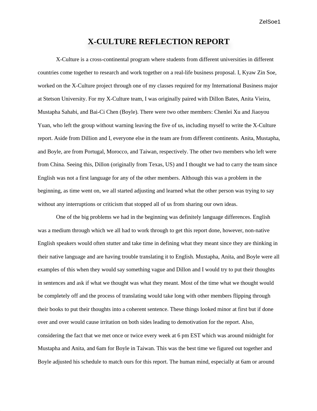 Xculture reflection report.docx_d8nvwk1g5n7_page1