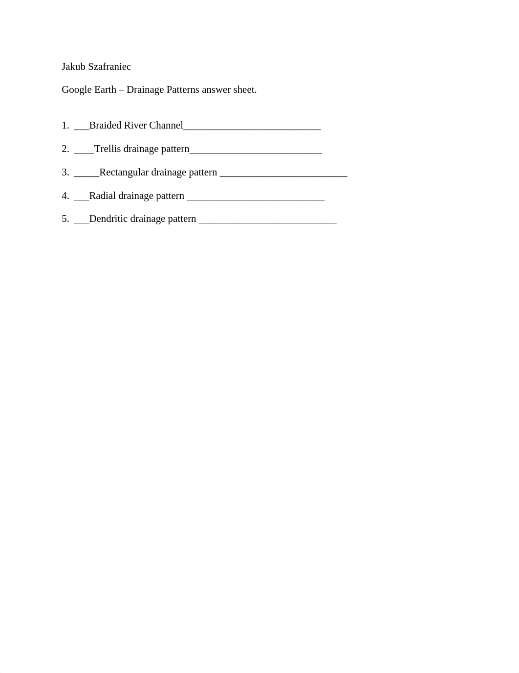 Google Earth Drainage Patterns Answer Sheet.docx_d8o4z1lf7gw_page1