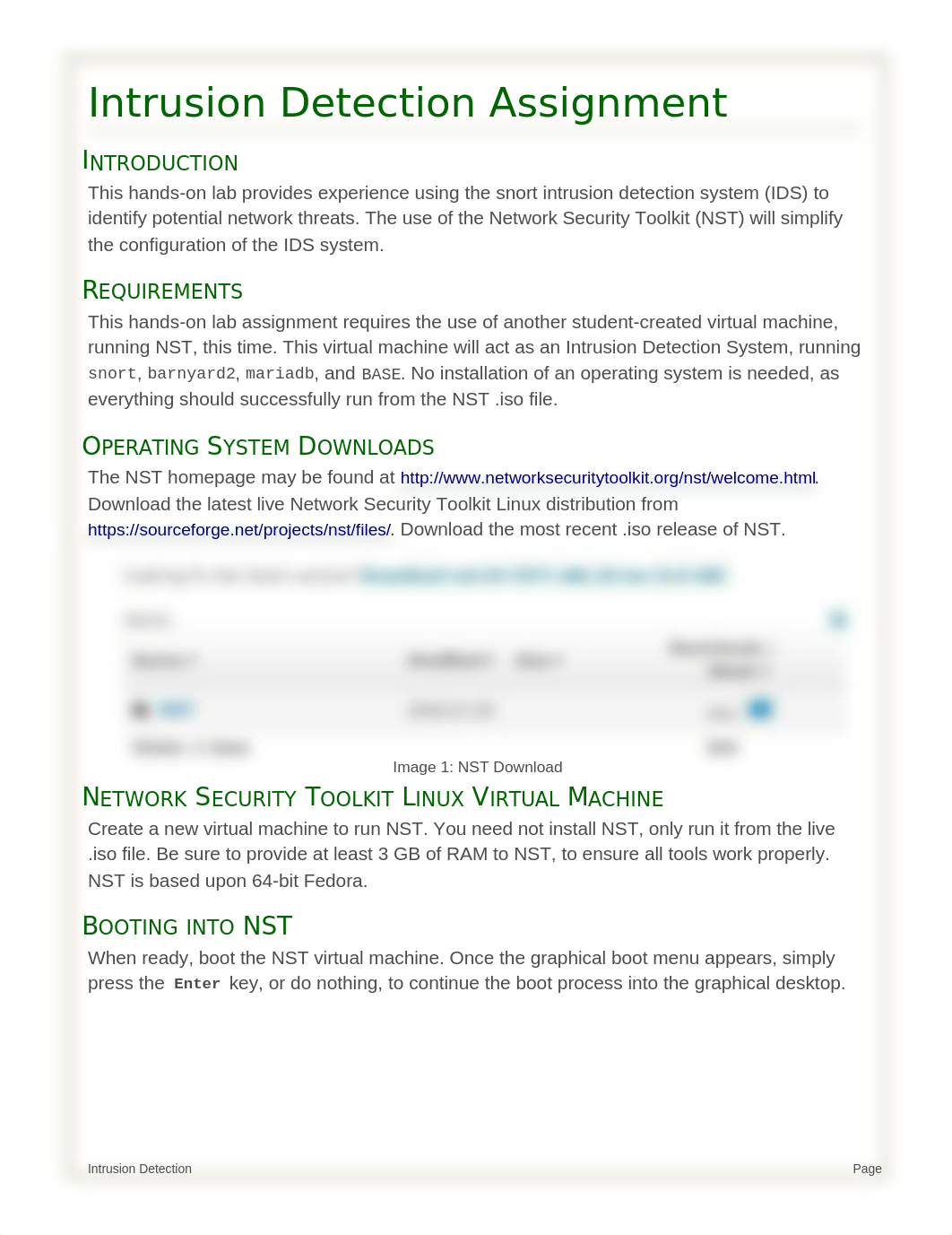 Intrusion Detection Assignment_d8o6kq2we6y_page1